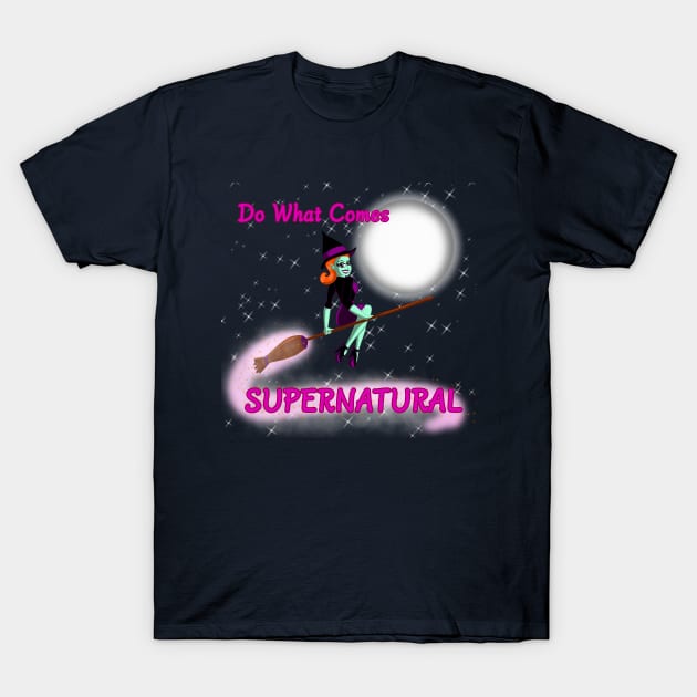 Do What Comes Supernatural - Endora T-Shirt by SMOdell13